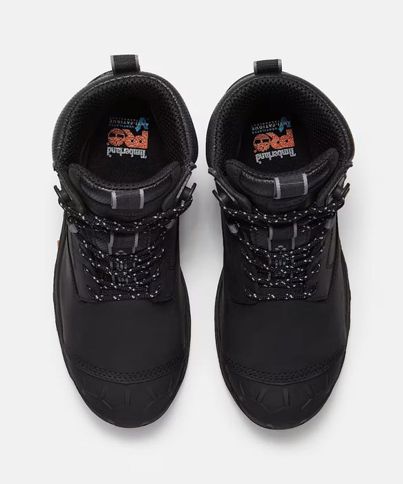 Timberland PRO Men's Boondock Ultralight 6" Composite-Toe Waterproof Work Boots - Black at Dave's New York
