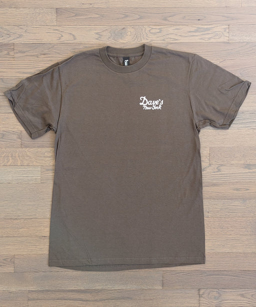 Dave’s New York Vintage Logo Short Sleeve T-shirt - Deep Olive