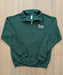 Dave’s New York Men's Vintage Logo Half-Zip Sweatshirt - Alpine Green