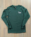 Dave's New York Vintage Logo Long Sleeve T-shirt - Forest Green