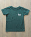 Dave's Kids Vintage Logo Short Sleeve T-Shirt - Forest Green in Toddler and Youth Sizes