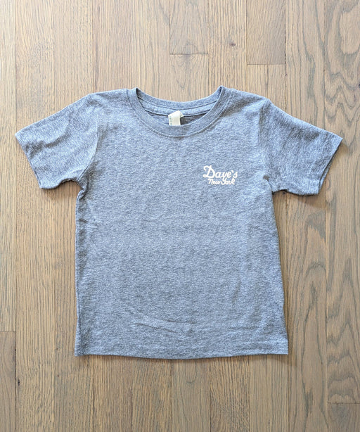 Dave's Kids Vintage Logo Short Sleeve T-Shirt - Graphite in Toddler and Youth Sizes