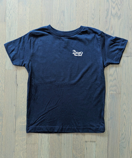 Dave's Kids Vintage Logo Short Sleeve T-Shirt - Navy in Toddler and Youth Sizes