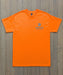 Dave's New York 'Work Hard Every Day' T-shirt - Bright Orange