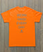 Dave's New York 'Work Hard Every Day' T-shirt - Bright Orange