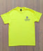 Dave's New York 'Work Hard Every Day' T-shirt - Bright Lime