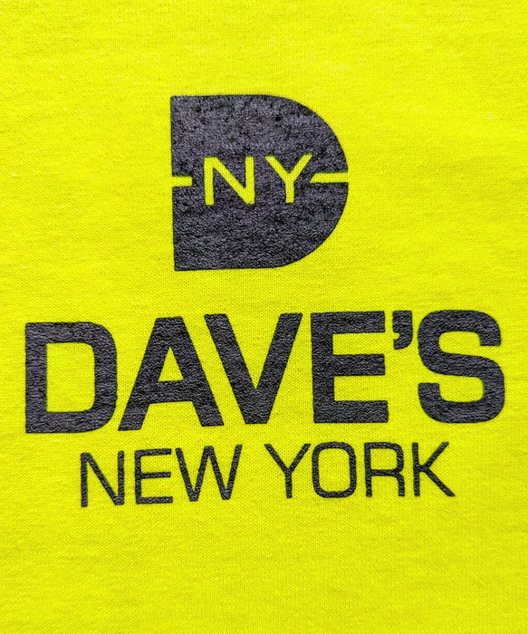 Dave's New York 'Work Hard Every Day' T-shirt - Bright Lime