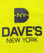 Dave's New York 'Work Hard Every Day' T-shirt - Bright Lime