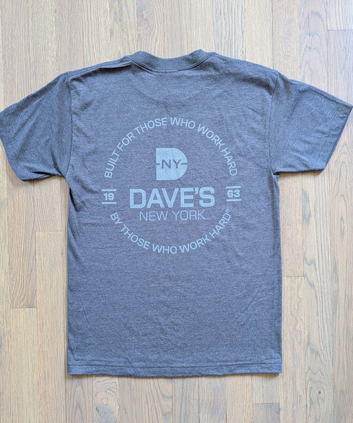 Dave's New York 'Built for' T-shirt - Charcoal Heather