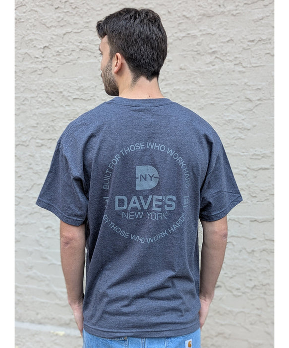 Dave's New York 'Built for' T-shirt - Charcoal Heather