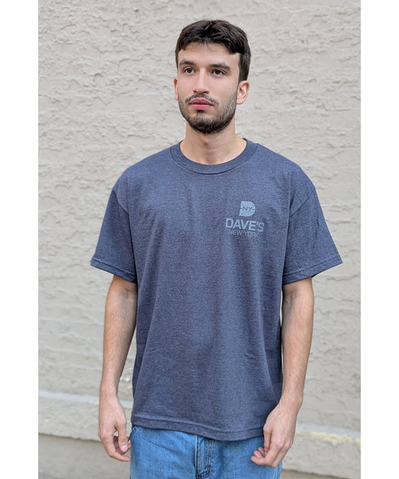 Dave's New York 'Built for' T-shirt - Charcoal Heather