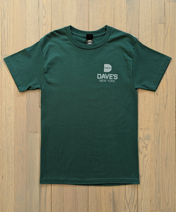 Dave's New York 'Built for' T-shirt - Forest Green