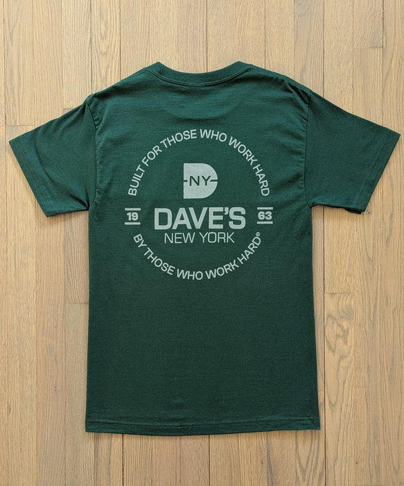 Dave's New York 'Built for' T-shirt - Forest Green