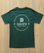 Dave's New York 'Built for' T-shirt - Forest Green
