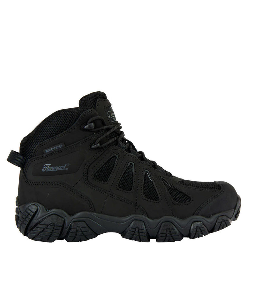 ツイスター Thorogood Men's Crosstrex Waterproof Composite Toe Hiker - Black
