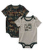 Carhartt Kids Short-Sleeve Construction Infant Bodysuit (Onesie) 2pc Set - Sand at Dave's New York