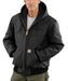 Carhartt Quilt-Flannel Lined Duck Active Jac - Black at Dave's New York
