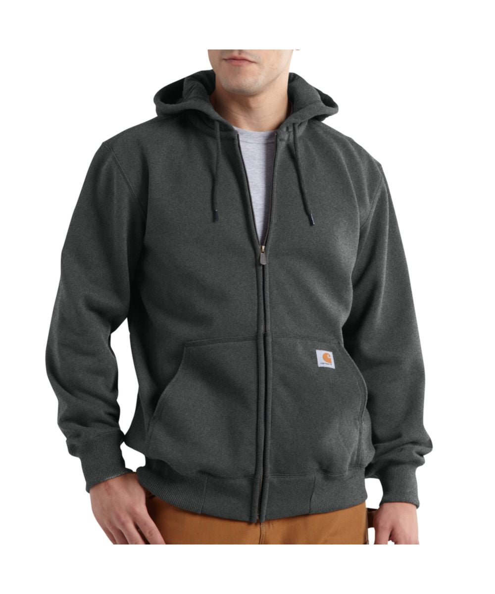 Carhartt Paxton Heavyweight Zipper Hooded Sweatshirt - Carbon Heather ...