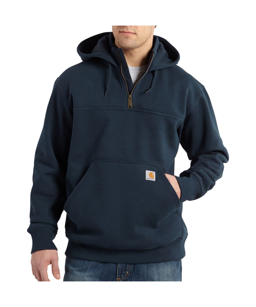 Carhartt Paxton Heavyweight Half-Zip Hooded Sweatshirt - New Navy — Dave's  New York