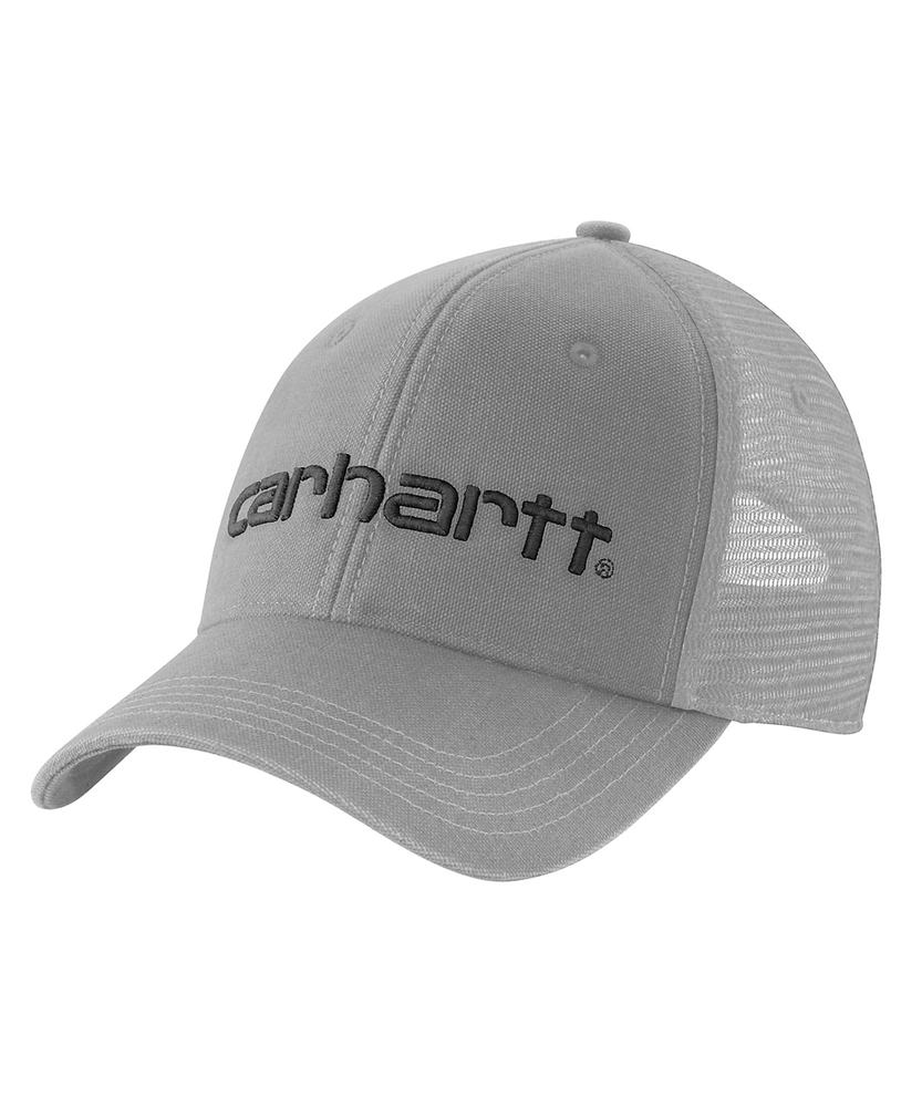 Carhartt Mesh Back Logo Graphic Cap - Asphalt/Black at Dave's New York