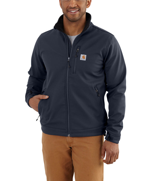Carhartt Crowley Softshell Jacket (102199) in Navy at Dave's New York