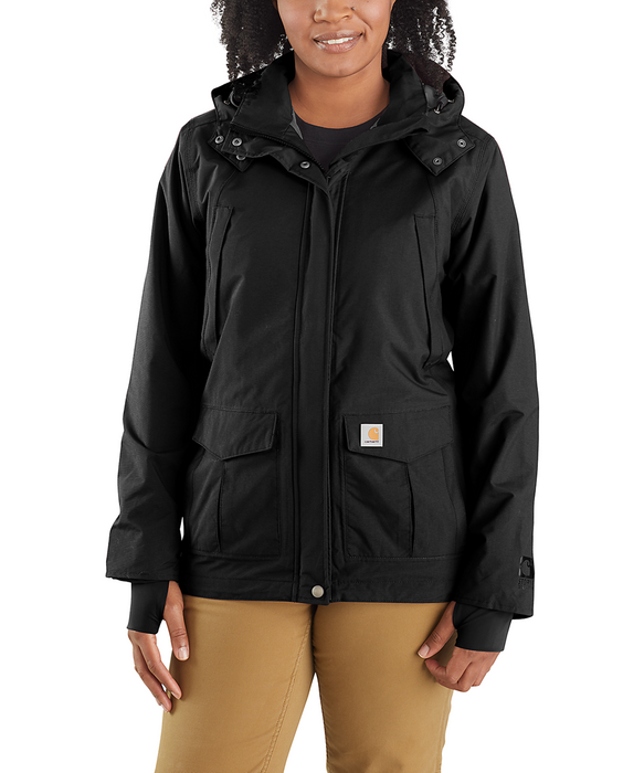 Carhartt Women's Waterproof Shoreline Jacket - Black — Dave's New York