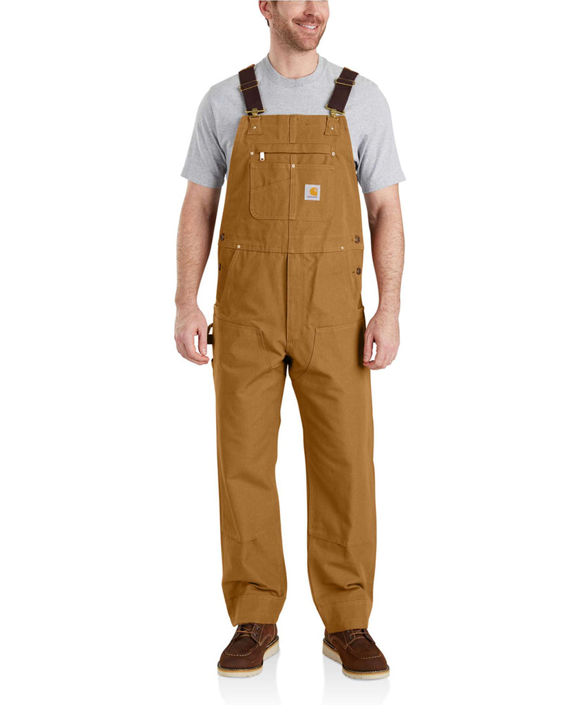 Carhartt R01 Duck Bib Overalls - Carhartt Brown — Dave's New York