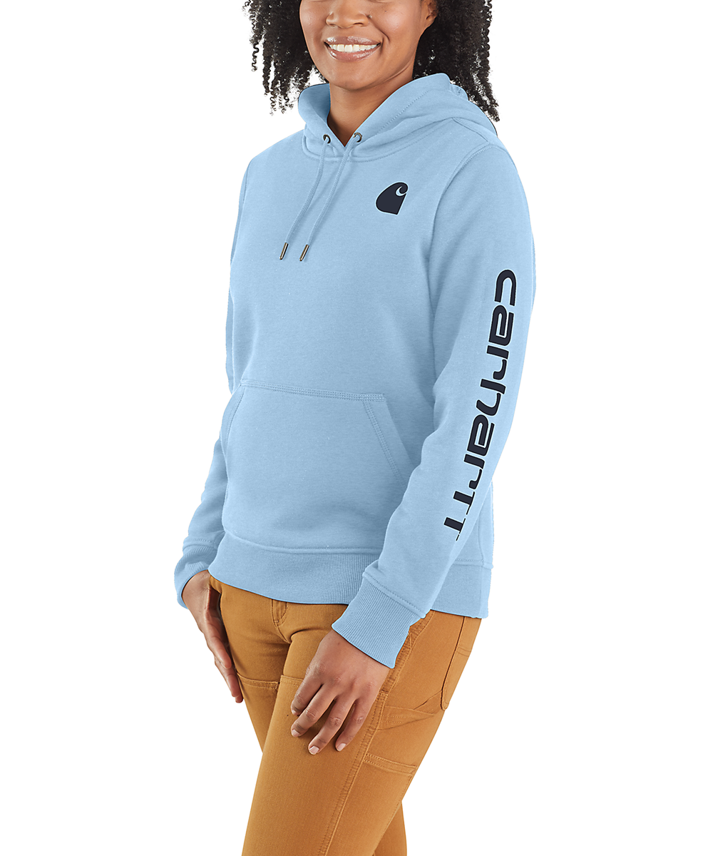 Carhartt Women s Clarksburg Pullover Hoodie Alpine Blue Heather