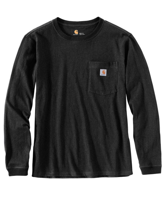 Carhartt Women\'s Long Sleeve Workwear New York Dave\'s - Black T-shirt —