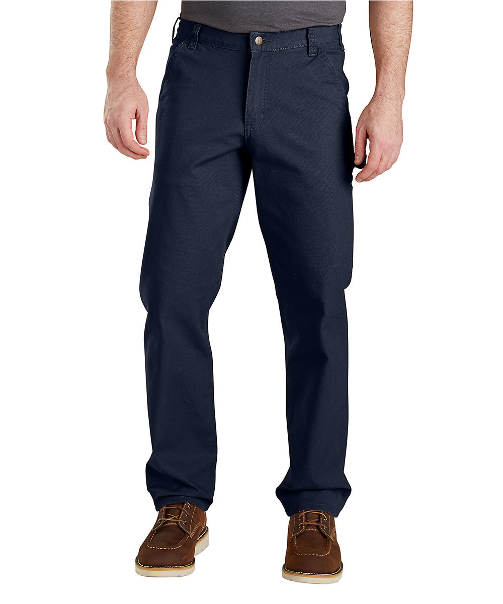 Carhartt FR Rugged Flex Relaxed Fit Canvas Work Pant, Navy