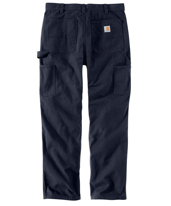 Carhartt Men's Rugged Flex Relaxed Fit Duck Dungaree Navy