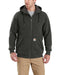 Carhartt 103308 Rain Defender Rockland Sherpa-Lined Full-Zip Hooded Sweatshirt in Peat at Dave's New York