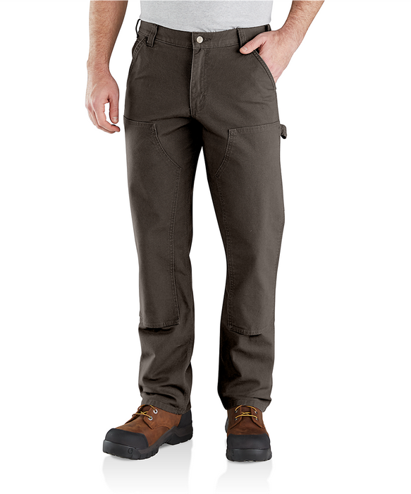 Carhartt Rugged Flex Relaxed Fit Double Front Dungaree - Dark Coffee