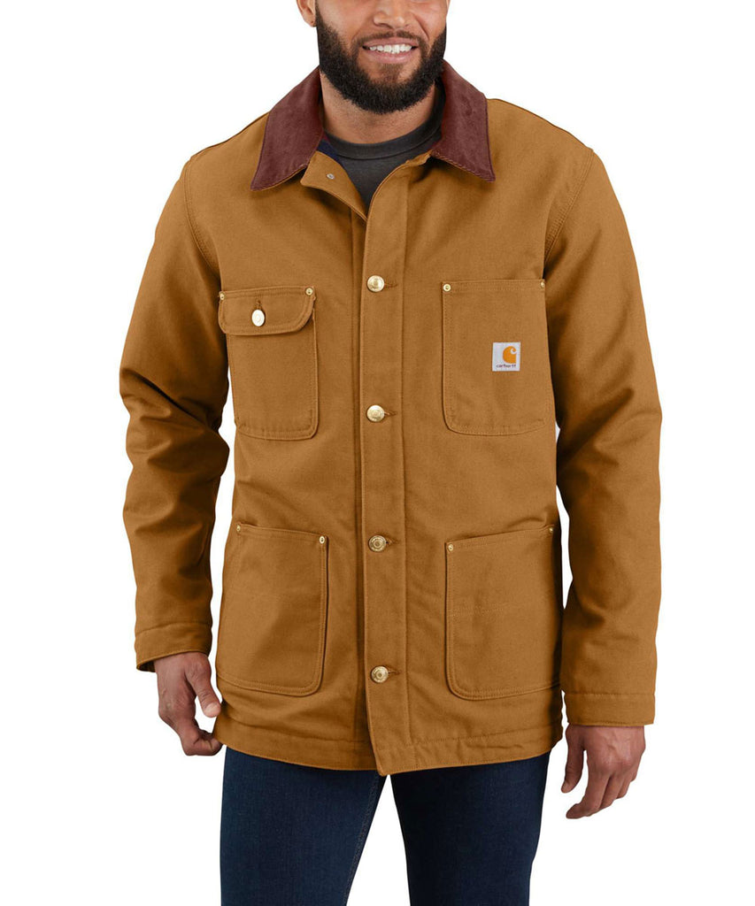 Carhartt Firm Duck Chore Coat - Carhartt Brown — Dave's New York