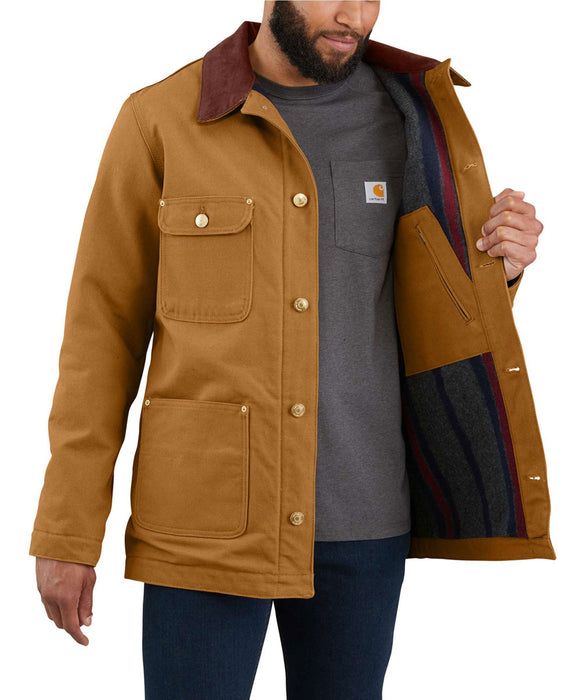 Carhartt Firm Duck Chore Coat in Carhartt Brown at Dave's New York