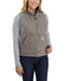 Carhartt Women's Sherpa-Lined Mock Neck Vest - Taupe at Dave's New York