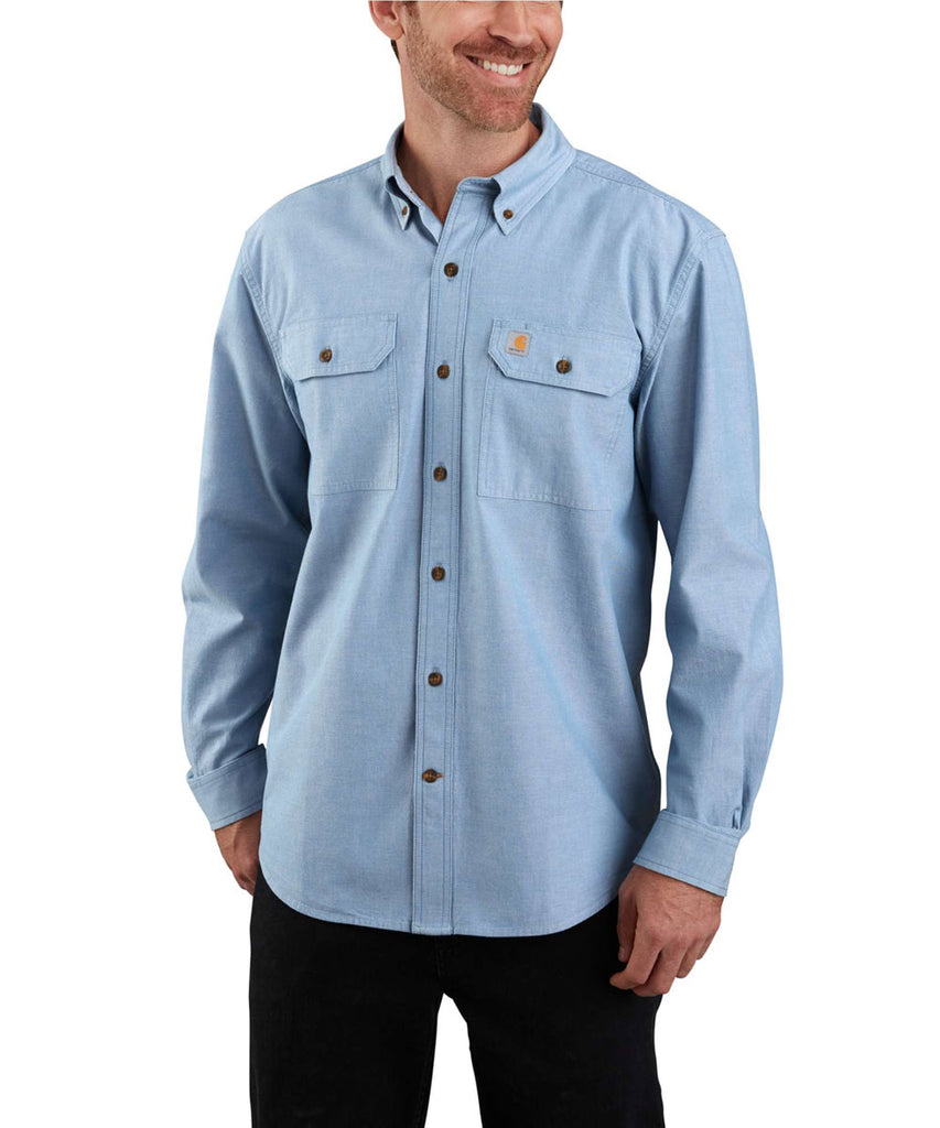 Carhartt Men's Chambray Shirt - Blue Chambray — Dave's New York