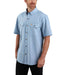 Carhartt Original Fit Short Sleeve Chambray Shirt in Chambray Blue at Dave's New York