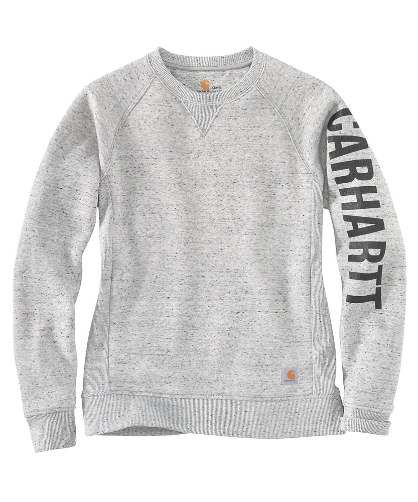 Carhartt Women's Midweight Logo Crew Neck Sweatshirt - Asphalt Heather —  Dave's New York