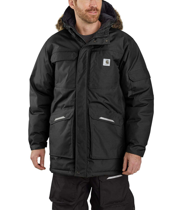 Carhartt Men's Yukon Extremes Insulated Parka in Black at Dave's New York