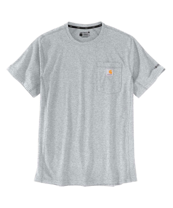 Carhartt Force Short-Sleeve Pocket T-Shirt - Heather Grey