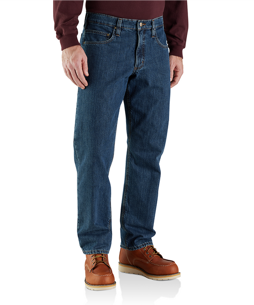 Carhartt Relaxed Fit Flannel Lined Jeans - Canal at Dave's New York