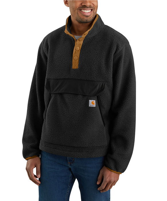 Carhartt Men's Fleece Pullover Jacket - Black at Dave's New York