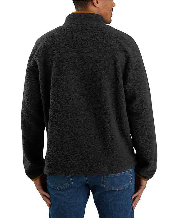 Carhartt Men's Fleece Pullover Jacket - Black at Dave's New York