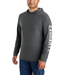 Carhartt Force Midweight Hooded Long Sleeve T-shirt - Carbon Heather at Dave's New York