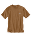 Carhartt Loose Fit "C" Logo Pocket T-shirt - Oiled Walnut Heather at Dave's New York