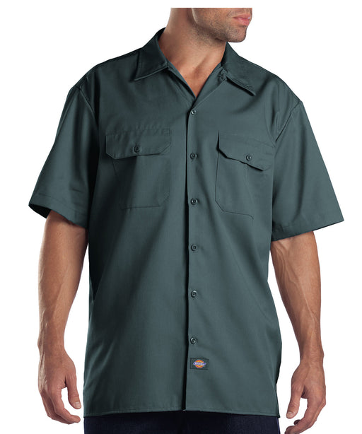 Dickies Short Sleeve Work Shirt - Lincoln Green Dave's New York Dickies Short Sleeve Work Shirt - Lincoln Green Dave's New York