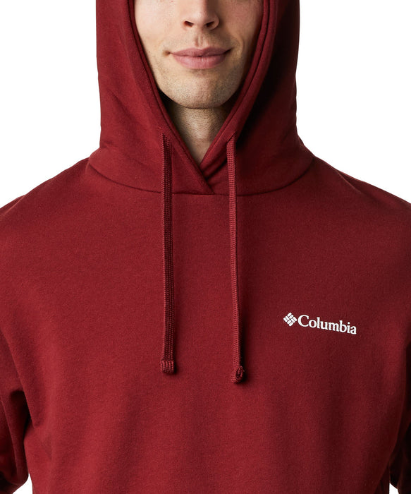 Columbia Men's Viewmont II Sleeve Graphic Hoodie - Red Jasper