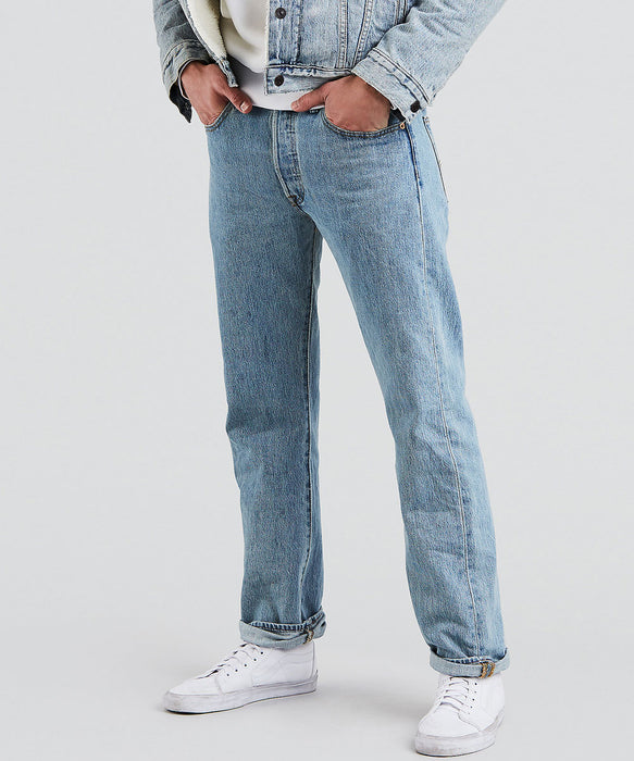 Levi's Men's 501 Original Fit Jeans - Light Stonewash