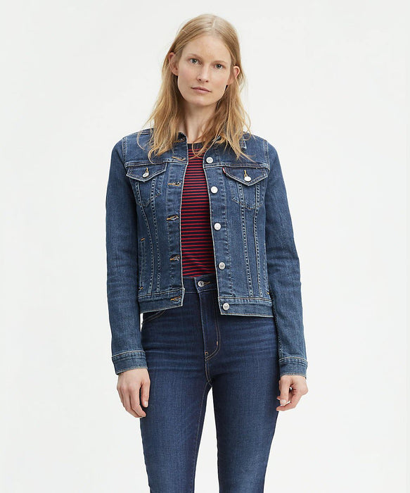 Levi's® TRUCKER JACKET - Spijkerjas - light blue denim/lichtblauw denim Levi's® TRUCKER JACKET - Spijkerjas - light blue denim/lichtblauw denim